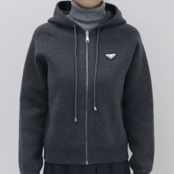 PRADA 프라다 리버서블 울 캐시미어 양면자켓