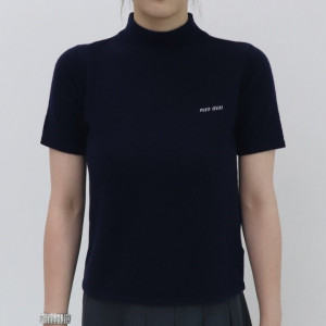 MIUMIU 미우미우 반폴라 울 니트 2COLOR