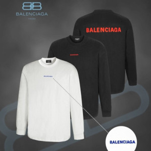 BALENCIAGA 발렌시아가 백로고 롱슬리브 오버핏