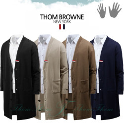  THOM BROWNE 톰브라운 빅 오버핏 롱가디건
