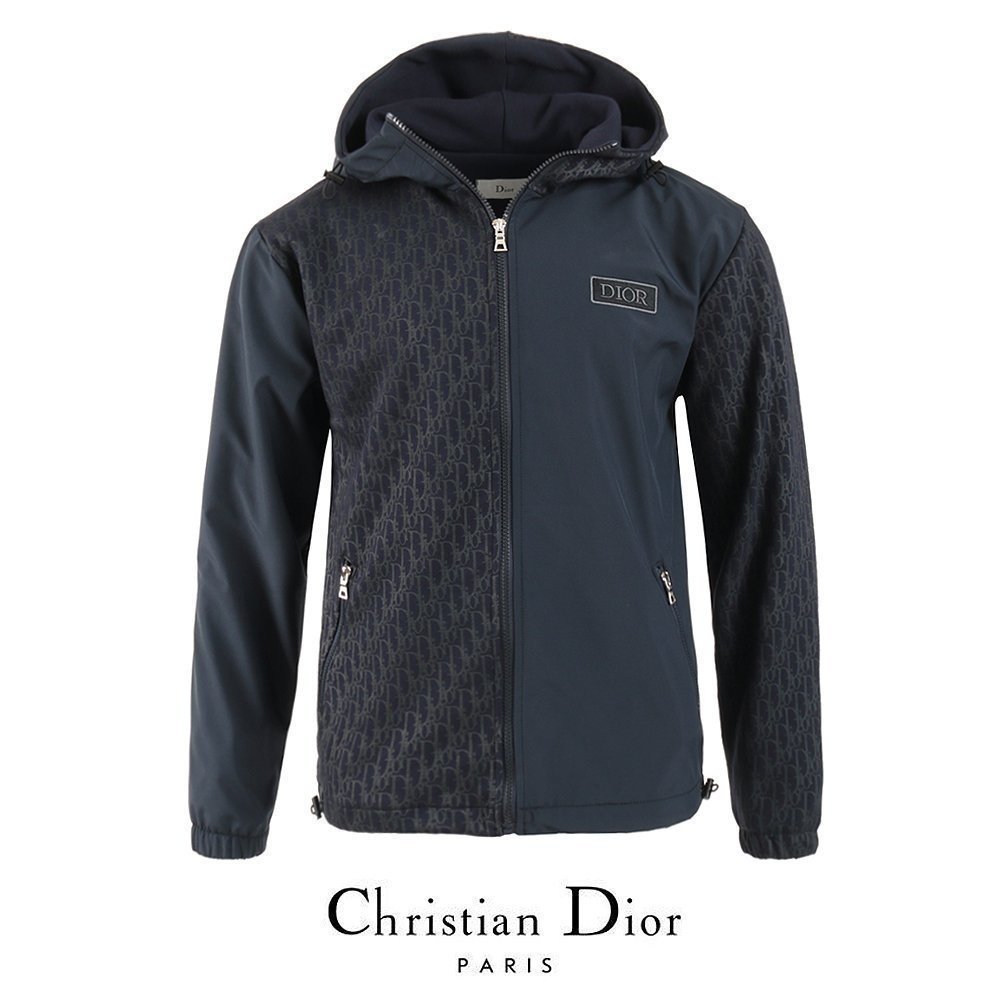 DIOR 디올 배색 전판 나염 바람막이