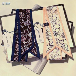 CHANEL 샤넬 큰별 실크 방도