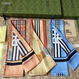 BURBERRY 버버리 실크 방도