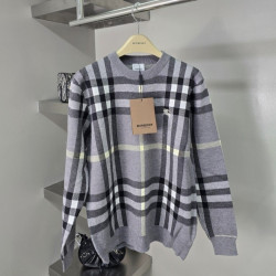 BURBERRY 버버리 체크 자수 니트