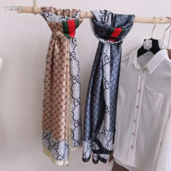 GUCCI 구찌 실크 롱스카프 2COLOR