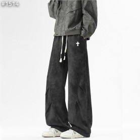 CHROME HEARTS 크롬하츠 더티 워싱 와이드 스웻 팬츠 2COLOR