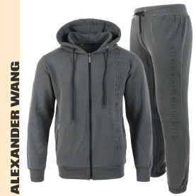 ALEXANDER WANG 알렉산더왕 피그먼트 엠보 나염 후드집업 셋업