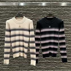 CHANEL 샤넬 스트라이프 니트