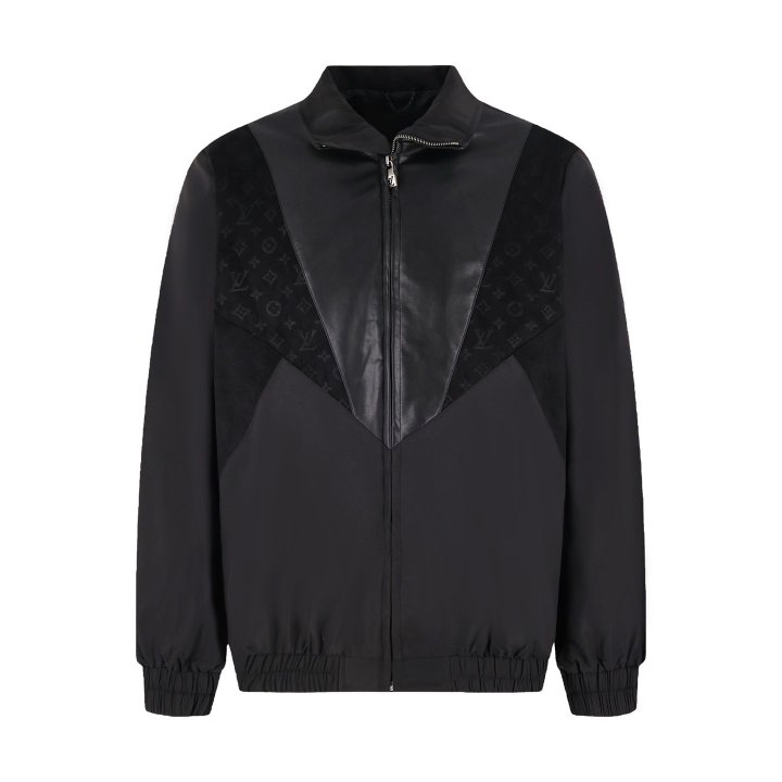 LOUIS VUITTON 루이비통 레더 믹스 트랙탑 　