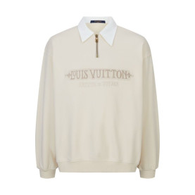 LOUIS VUITTON 루이비통 엠벨리시드 하프 집업 스웨트 셔츠