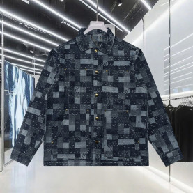 LOUIS VUITTON 루이비통 & NIGO 다미에 워크웨어 데님 자켓
