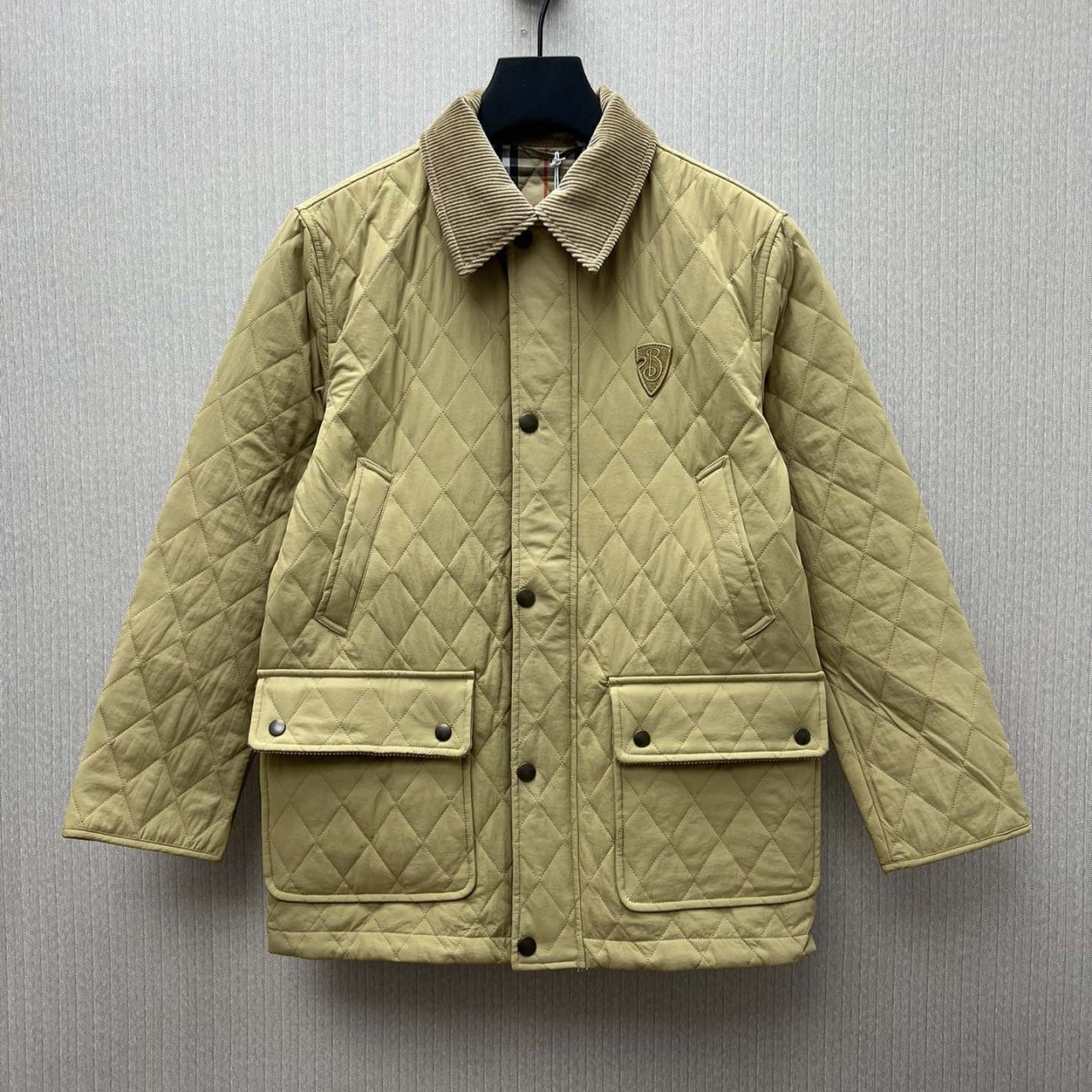 BURBERRY 버버리 쉴드 자수 나일론 퀄팅 자켓