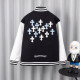 CHROME HEARTS 크롬하츠 멀티 크로스 패치 바시티 자켓