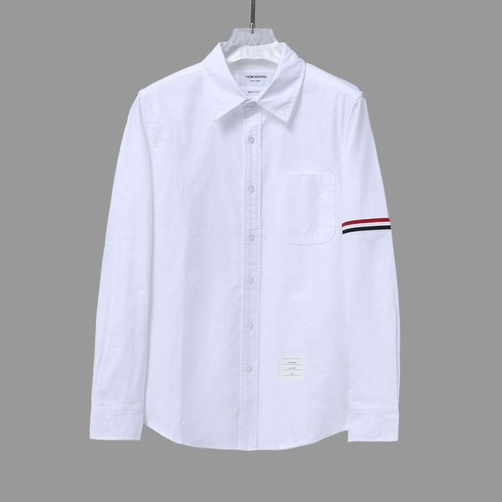 THOM BROWNE 톰브라운 스트라이프 암밴드 셔츠