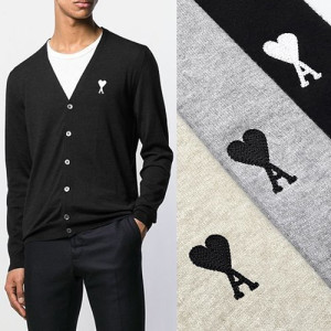 AMI 아미 스몰하트 가디건