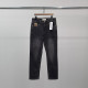 GUCCI 구찌 포켓 로고자수 흑청바지