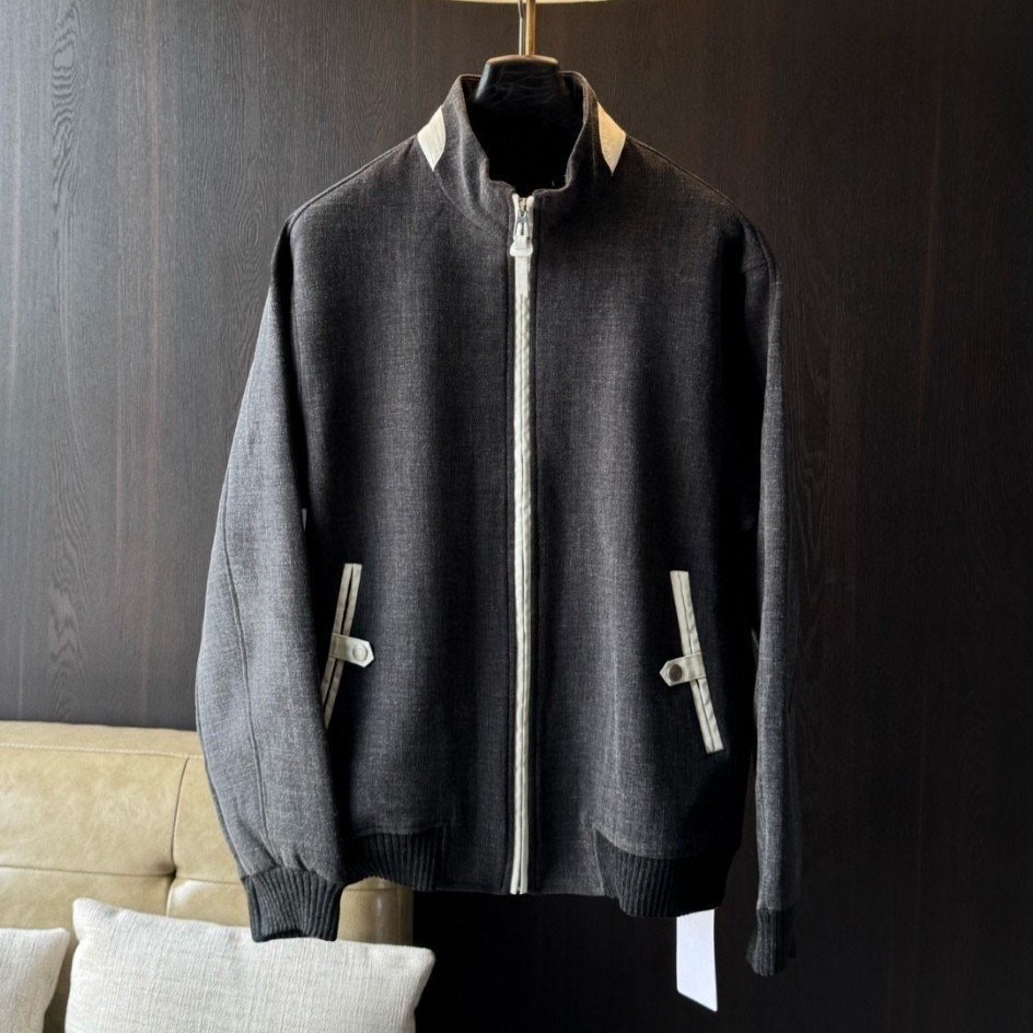 MAISON MARGIELA 메종마르지엘라 레더스트랩 집업 자켓