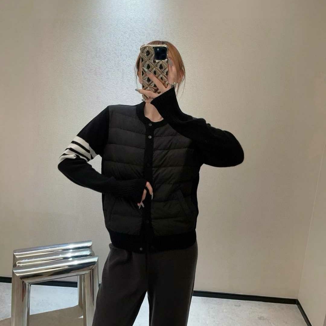 THOM BROWNE 톰브라운 크루넥 다운자켓