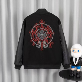 CHROME HEARTS 크롬하츠 바이크시티 레드 바시티 자켓