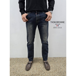 THOM BROWNE 톰브라운 스판 슬림 청바지