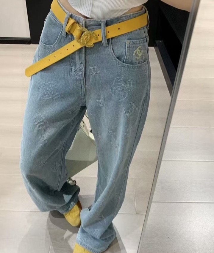 CHANEL 샤넬 청바지 (벨트 포함)