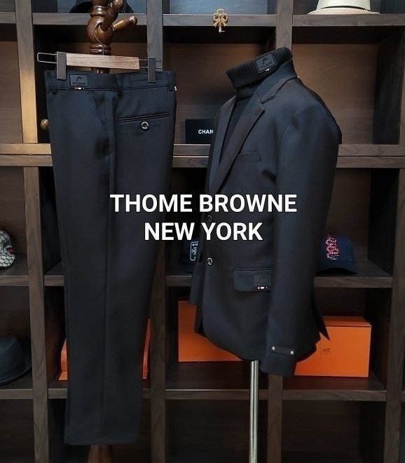 THOM BROWNE 톰브라운 블랙 모던 런던 슈트 셋트 2COLOR
