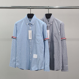 THOM BROWNE 톰브라운 암밴드 스트라이프 셔츠