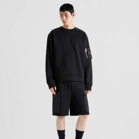 PRADA 프라다 나일론 스웨트 맨투맨 티셔츠