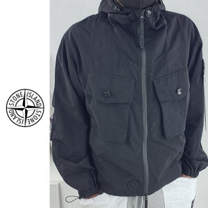 STONE ISLAND 스톤아일랜드 와펜 포켓 멤브라나 윈드브레이커