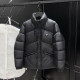 PRADA 프라다 메탈 플레이트 다운 패딩 2COLOR