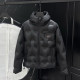  PRADA 프라다 트라이앵글 엠보 다운 패딩 자켓