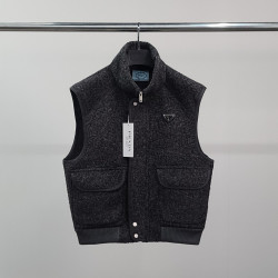 PRADA 프라다 프리미엄 알파카 베스트 자켓