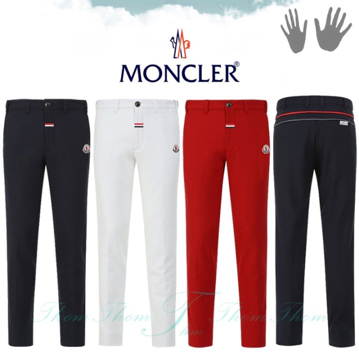 MONCLER 몽클레어 투포인트 라인 기모 밴딩 팬츠