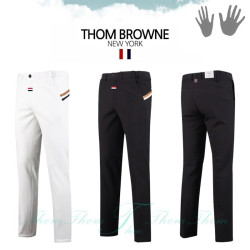 THOM BROWNE 톰브라운 삼선 기모 밴딩 팬츠