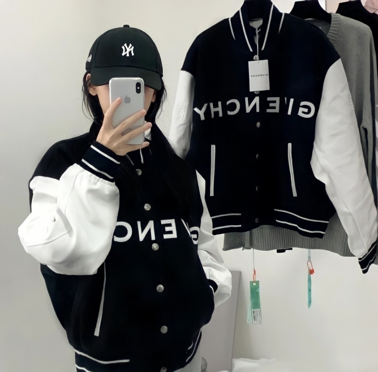 GIVENCHY 지방시 파리스 바시티 커플 자켓