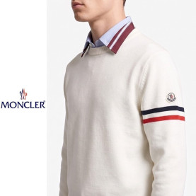 MONCLER 몽클레어 컬러라인 라운드 니트 3COLOR