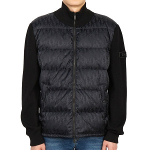  DIOR 디올 오블리크 자카드 패딩 집업 울 가디건 2COLOR