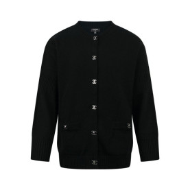 CHANEL 샤넬 로고 버튼 가디건 2COLOR