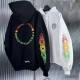 CHROME HEARTS 크롬하츠 레인보우 기모 후드