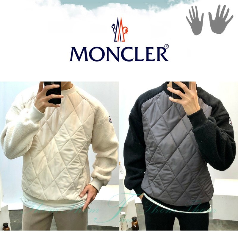 MONCLER 몽클레어 퀄팅 패딩 맨투맨