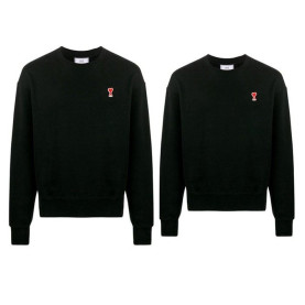 AMI 아미 스몰패치 맨투맨