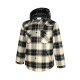 CELINE 셀린느 울 모직 체크 패딩 셔츠 자켓