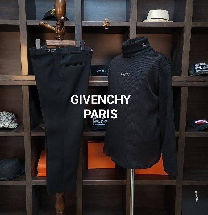 GIVENCHY 지방시 스노 모던 스판 터틀넥 셋트