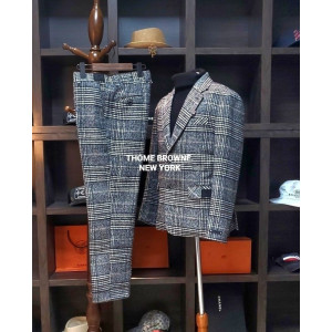 THOM BROWNE 톰브라운 블랙 모던 런던 글랜 슈트 셋트