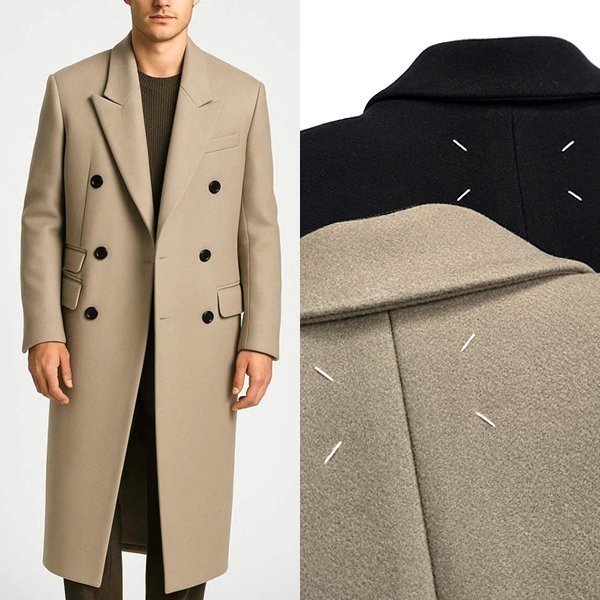 MAISON MARGIELA 메종마르지엘라 더블 롱코트