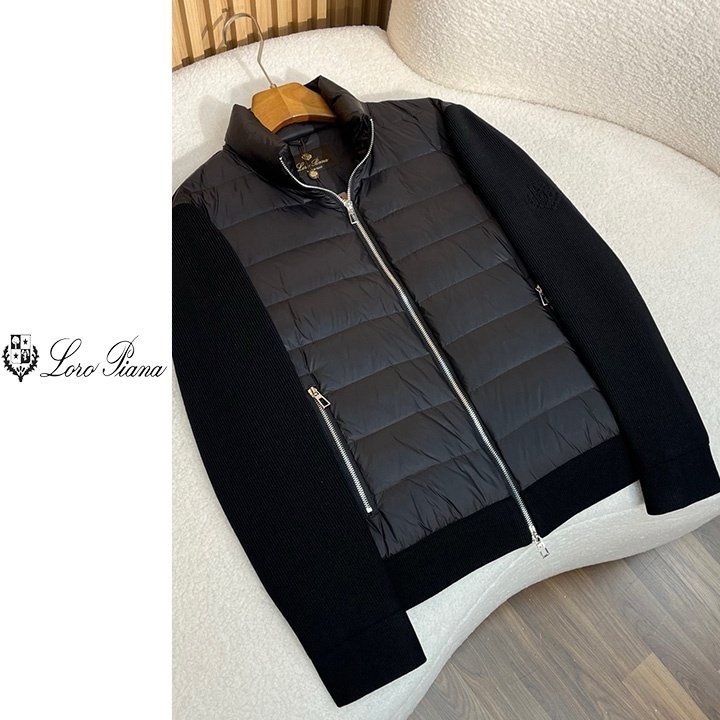 LOROPIANA 로로피아나 캐시미어 혼방 니트패딩 자켓 2COLOR