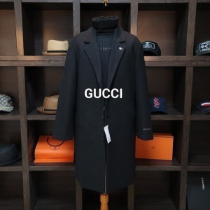 GUCCI 구찌 루이 시그니처 리즌 롱코트