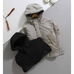 PRADA 프라다 포켓 레드탭 포인트 패딩 자켓