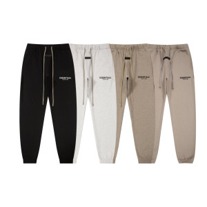 FEAR OF GOD 피어오브갓 에센셜 735 로고 플리스 스웨트 팬츠
