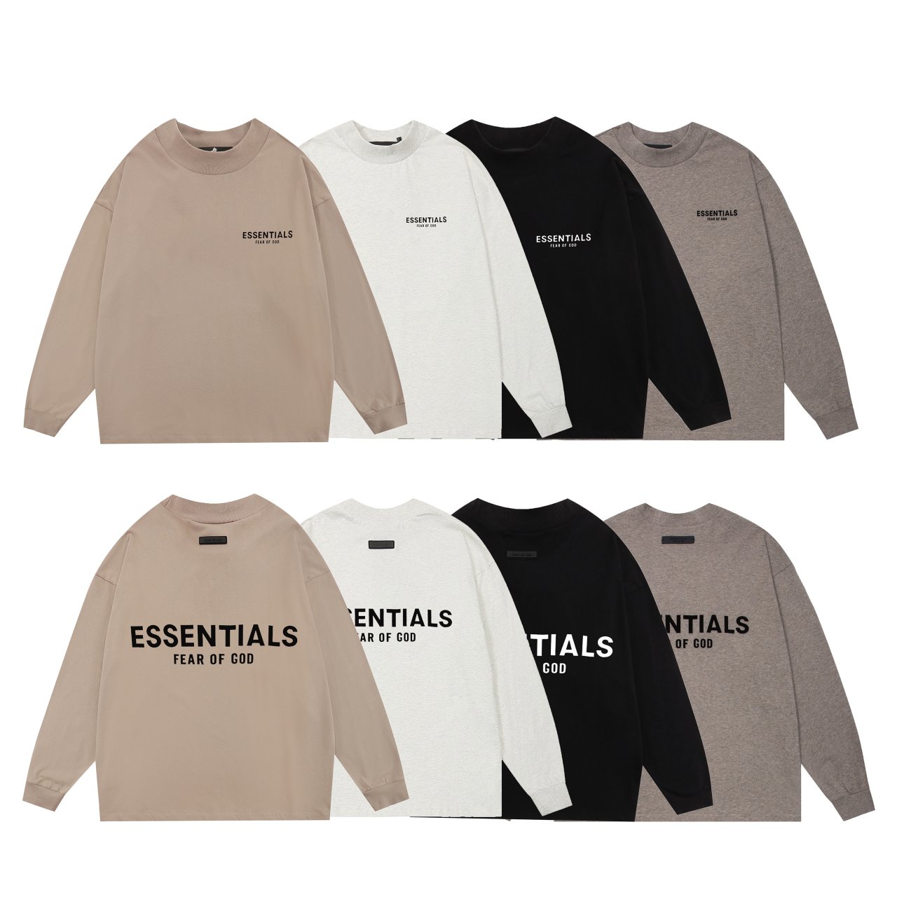 FEAR OF GOD 피어오브갓 에센셜 1933 로고 저지 코튼 롱 슬리브